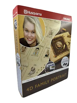 Husqvarna Viking 4D Family Portrait Add-On Package NEW Package Shelf Wear • $24.99