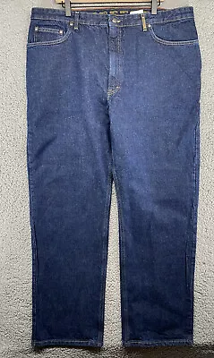 Beretta Jeans Men 42x32 Blue Classic Fit Straight Leg Made In USA NWT • $34.22