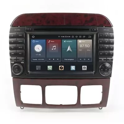 7  Mercedes W220 C215 Android Gps Car Radio Multimedia • $293.81