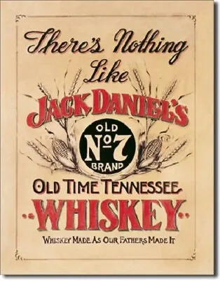 New There's Nothing Like Jack Daniel's Decorative Metal Tin Sign  • $9.50