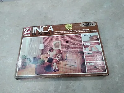 $26.47 • Buy Z-Brick Inca Facing Brick 20 Bricks Covers Up To 4 Sq Ft New In Box Insulating 
