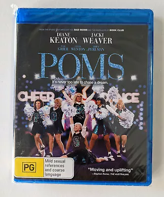 New And Sealed | Poms (Blu-ray 2019) Diane Keaton | Jacki Weaver • $7.85