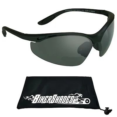 Sport Bifocal Reading Sunglasses Sun Reader Z87 Safety Cycling Golf • $16.99