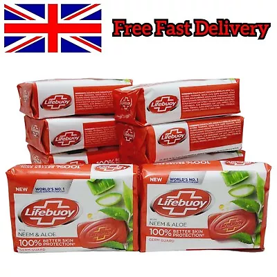 Lifebuoy Soap Neem & Aloe  5 Pack Bars Of Soap • £9.95