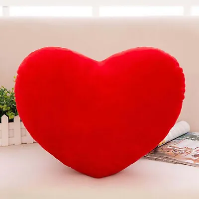 15/30/50cm Heart Shape Decorative Throw Pillow PP Cotton Soft Doll Love Gift Lot • £4.21