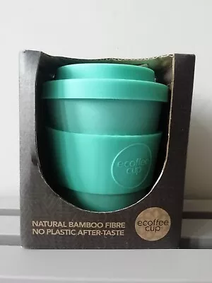 8oz 240ml Ecoffee Cup Reusable Eco-Friendly Plant Based Coffee Cup (Inca 8 NEW) • £12.95