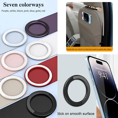 Magnetic Ring Holder For Mobile Phone Magsafe Car Stands Wall Holder Sticker • £5.49