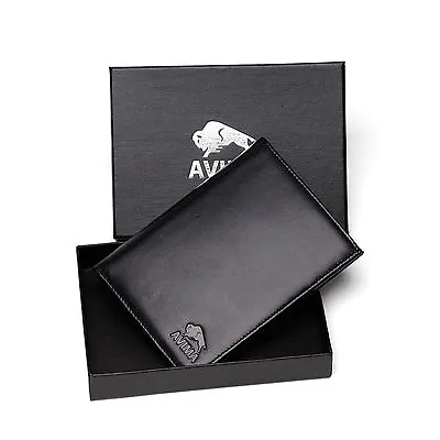 AVIMA® BEST Genuine Leather Passport Holder Travel Wallet - For Men & Women  • $20.22