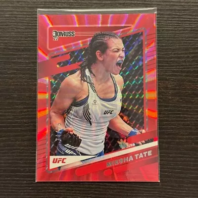 2022 Panini Chronicles UFC Donruss Laser Red Miesha Tate 74/75 HK 119 • $0.99