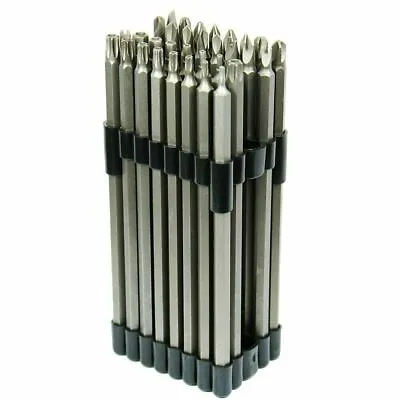 32PC Extra Long 6  Security Bit Tamperproof Set Hex Torx Star Pozi Tri-Wing • $18