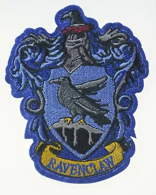 $3.02 • Buy Ravenclaw Harry Potter Hogwarts Crest Embroidered Iron On School Badge Patch