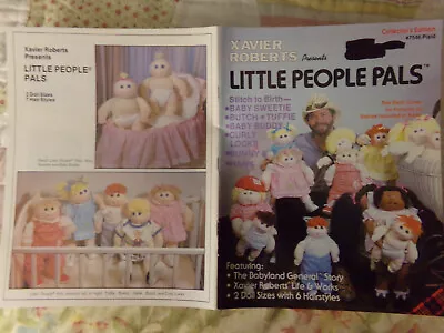 Xavier Roberts-Little People Pals 1982 Book W/Patterns + Butt Patt #332 NIP/FF • $9.99