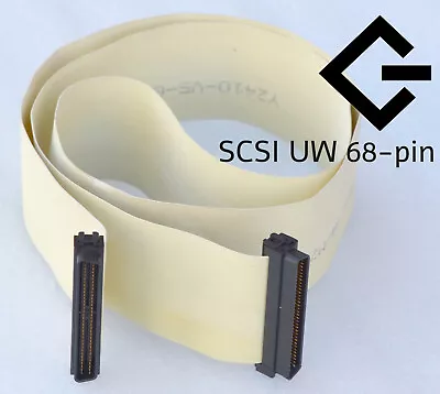 £22.45 • Buy SCSI Others Ultra Wide Internal Cable 2x Plug 68-PIN U80 U160 90cm L0NG K46