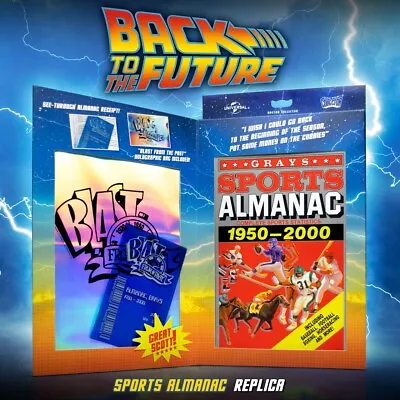 Back To The Future - Grays Sports Almanac - Holographic Bag + Purchase Ticket • $342.63