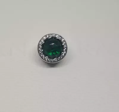 BNEW Authentic Pandora Green Radiant Hearts Charm Ale S925  • $49.99