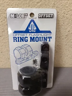 $14.95 • Buy UTG M-LOK Offset Flashlight Ring Mount -RG-FL27MC -NEW