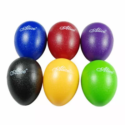 6Pcs Musical Rhythm Egg Shakers Maracas Sound Durable Instrument Hand Percussion • $14.20