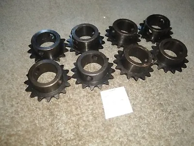Lot 8 Vintage Small Industrial Roller Sprockets Steampunk Machine Gear Cog Wheel • $11.49