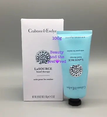 £29.95 • Buy Crabtree & Evelyn La Source Hand Therapy Hand Cream 100g FULL SIZE