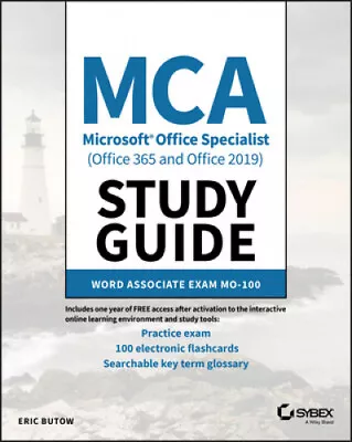 $40.06 • Buy MCA Microsoft Office Specialist (Office 365 And Office 2019) Study Guide Word