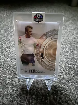 Futera Unique World Football David Beckham Timeless 10/26 • £125