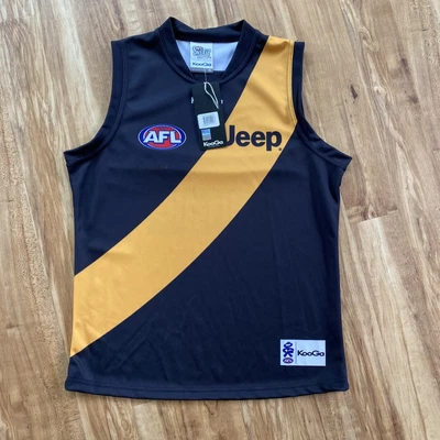 $120 • Buy Kevin Bartlett Signed Richmond Tigers AFL Jersey Jumper Guernsey XL NWT