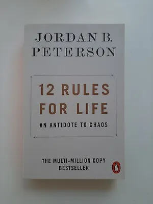 $15 • Buy 12 Rules For Life: An Antidote To Chaos By Jordan B. Peterson (Paperback, 2019)