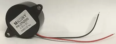 $3.95 • Buy Mallory Sonalert PK-27N25W Piezo 90dB Min@12v@30cm At Rated Voltage 3-28vdc