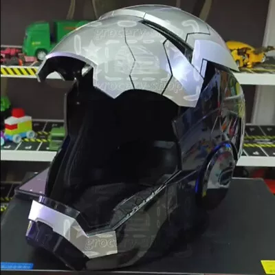 Iron Man MK5 1:1 Helmet Wearable Voice Control Cosplay Prop Children's Day Gift • $179.99