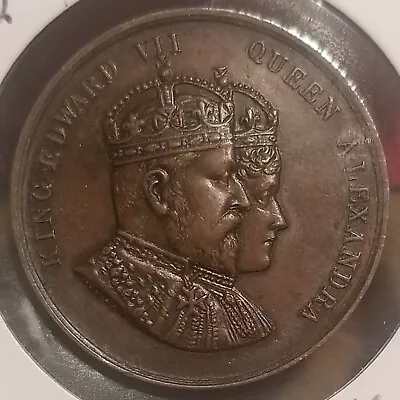 1902 Coronation Edward Vii Medal Great Britain  • $24.99