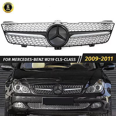 Diamond Grill W/ Emblem For Mercedes Benz 2009-2011 CLS-Class W219 CLS500 CLS350 • $81.69