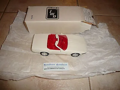 $15 • Buy 1992 Corvette Conv Collector America's Cup Promo Model  White/red #8923 1:25