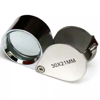 Pocket Jewellers Eye Loupe Magnifier Jewelry Magnifying Jew 21mm--us U5U6 • $2.73