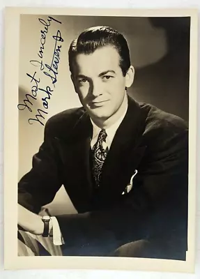 1940s Mark Stevens 5 X 7 Hollywood Photo Signed And Inscribed • $12.99