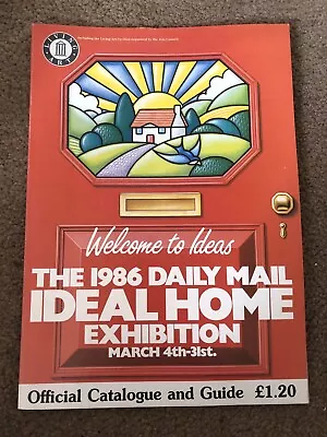 1986 Daily Mail Ideal Home Exhibition Official Catalogue And Guide • £1.99