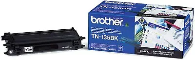 £18.99 • Buy Brother TN-135BK Black  Colour Toner Cartridge 5000 A4 Pages Brand New In Box