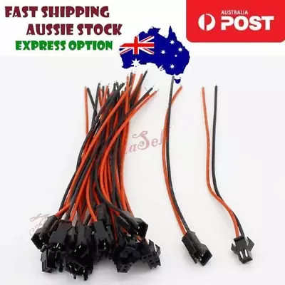 10 Pairs Connector SM Cables 2Pin 2 Pin 150mm Male & Female Plug Pins • $13.32