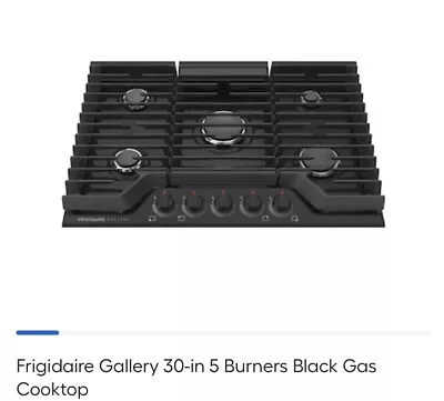 FRIGIDAIRE Gallery 30  W 5-Burner Gas Cooktop W Continuous Grates GCCG3048AB NEW • $700