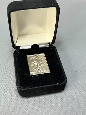 2002 USA Salt Lake Olympic Games Official Participation Pin Badge Boxed • $102.81