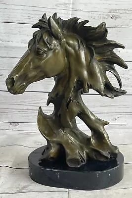 Original Milo Gorgeous Bust Horse Head Bronze Sculpture Figure Art Deco Artwork • $234.50