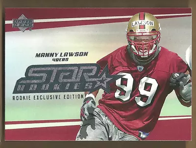 Manny Lawson 2006 Upper Deck Star Rookies #238 RC Rookie San Francisco 49ers • $1.60