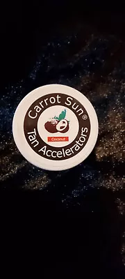 £5 • Buy 2x Carrot Sun Cream Sunbed Tanning Accelerator (20ml Shot Pots) - Coconut