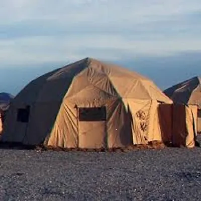 HUGE 27x31 US Military Shelter HDT Base-X Dome 6D31 Tent FAST 15 MINUTE SETUP • $3999