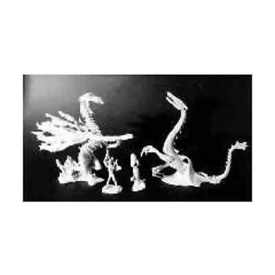 RAFM Fantasy Mini Elemental Dragons - Fire And Water SW • $22.95