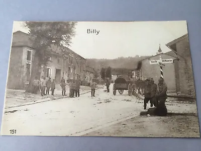 Postcard France Billy WW 1 (S44) • £4.62