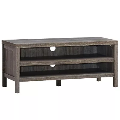 Topbuy TV Stand Fit 45” TV Media Center Open Console Cabinet Oak/Walnut • $69.99