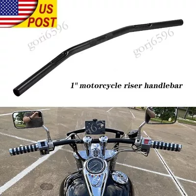 1 Inch Black Drag Bars Handlebars Fit For Yamaha V-Star XVS 650 1100 950 1300 • $42.98