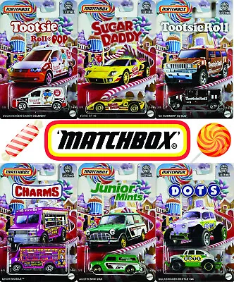 🍭 2024 Matchbox Candy Collectible Series 🍬 Complete Set Of 6 🍬 • $20