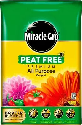 Miracle GRO Premium All Purpose Peat Free Compost 20L • £11.88