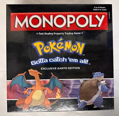 Pokemon Monopoly Gamestop Exclusive Kanto Edition (New Unopened) 2015 • $99.99